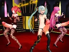 Mujer mayor enmarcada ano y vulva bajo las extremidades de dos xxx amateur hombres